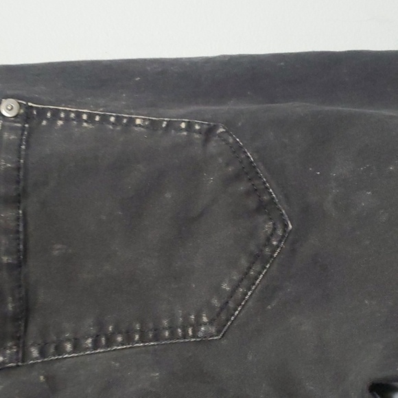 Love Culture jeans women's size 3 black tannish distressed areas distressing - Picture 8 of 14